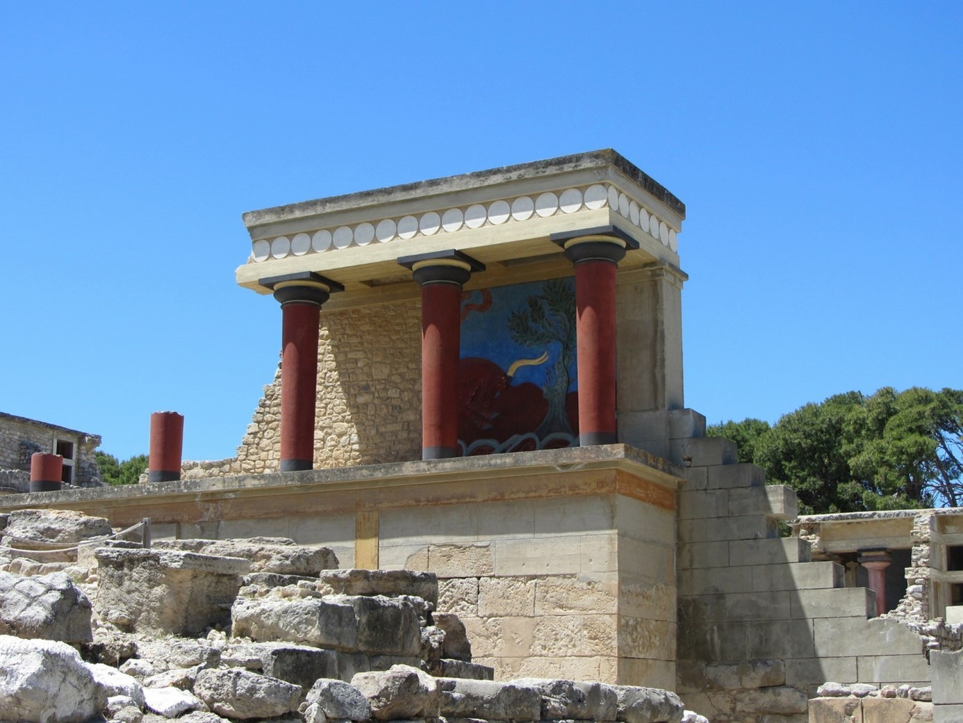 Le Palais de Cnossos citytrip grece